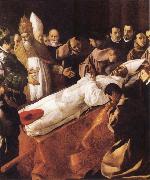 Francisco de Zurbaran The Death of St Bonaventura oil on canvas